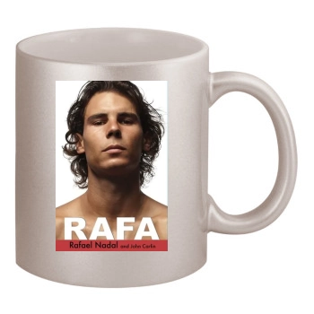 Rafael Nadal 11oz Metallic Silver Mug