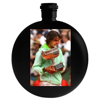 Rafael Nadal Round Flask