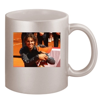 Rafael Nadal 11oz Metallic Silver Mug