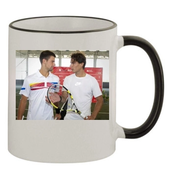 Rafael Nadal 11oz Colored Rim & Handle Mug