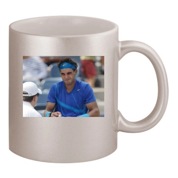 Rafael Nadal 11oz Metallic Silver Mug