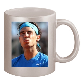 Rafael Nadal 11oz Metallic Silver Mug