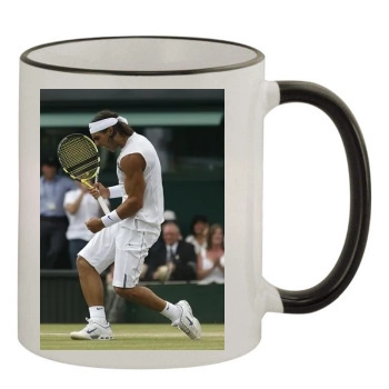 Rafael Nadal 11oz Colored Rim & Handle Mug