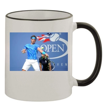 Rafael Nadal 11oz Colored Rim & Handle Mug