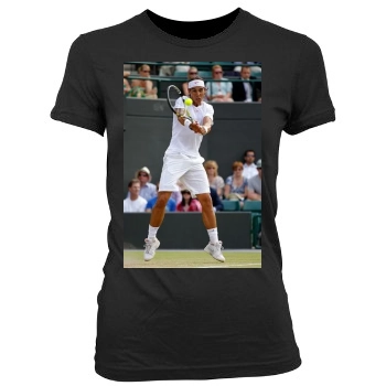 Rafael Nadal Women's Junior Cut Crewneck T-Shirt