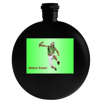 Rafael Nadal Round Flask