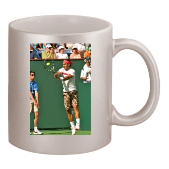 Rafael Nadal 11oz Metallic Silver Mug