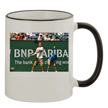 Rafael Nadal 11oz Colored Rim & Handle Mug