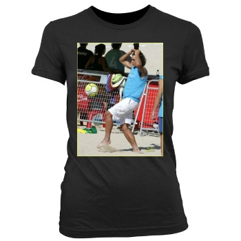 Rafael Nadal Women's Junior Cut Crewneck T-Shirt