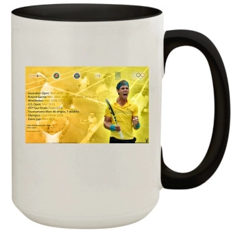 Rafael Nadal 15oz Colored Inner & Handle Mug