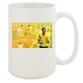 Rafael Nadal 15oz White Mug