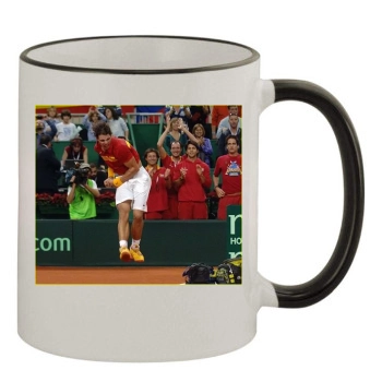 Rafael Nadal 11oz Colored Rim & Handle Mug