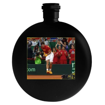 Rafael Nadal Round Flask