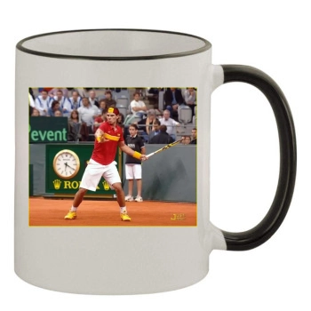 Rafael Nadal 11oz Colored Rim & Handle Mug