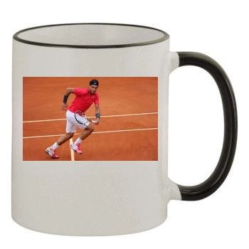 Rafael Nadal 11oz Colored Rim & Handle Mug