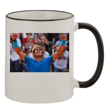 Rafael Nadal 11oz Colored Rim & Handle Mug