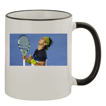 Rafael Nadal 11oz Colored Rim & Handle Mug