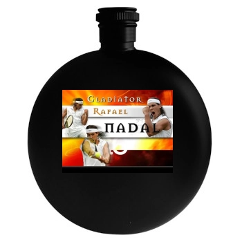 Rafael Nadal Round Flask