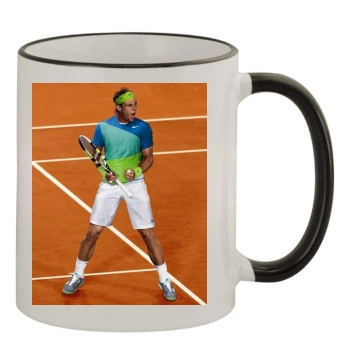 Rafael Nadal 11oz Colored Rim & Handle Mug