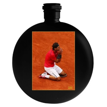 Rafael Nadal Round Flask