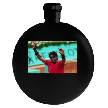 Rafael Nadal Round Flask