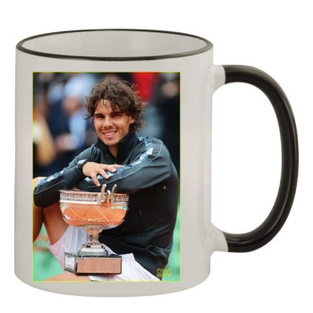 Rafael Nadal 11oz Colored Rim & Handle Mug