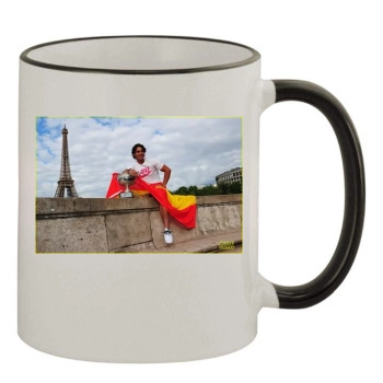 Rafael Nadal 11oz Colored Rim & Handle Mug