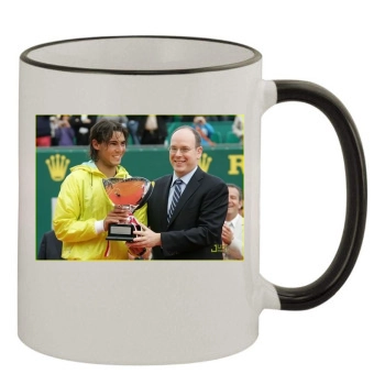 Rafael Nadal 11oz Colored Rim & Handle Mug