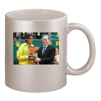 Rafael Nadal 11oz Metallic Silver Mug