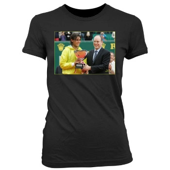 Rafael Nadal Women's Junior Cut Crewneck T-Shirt