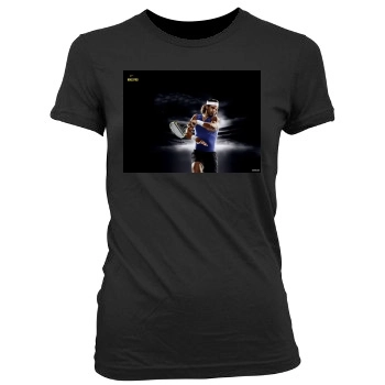 Rafael Nadal Women's Junior Cut Crewneck T-Shirt