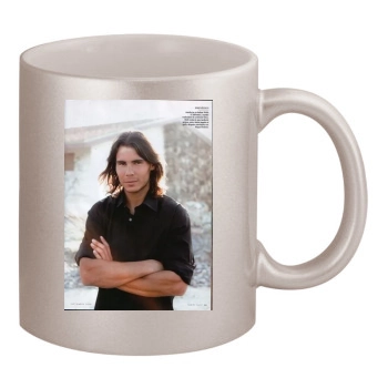 Rafael Nadal 11oz Metallic Silver Mug