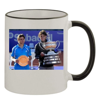 Rafael Nadal 11oz Colored Rim & Handle Mug