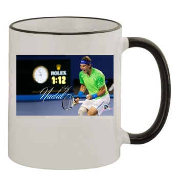 Rafael Nadal 11oz Colored Rim & Handle Mug