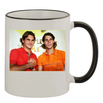 Rafael Nadal 11oz Colored Rim & Handle Mug