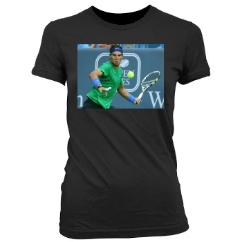 Rafael Nadal Women's Junior Cut Crewneck T-Shirt