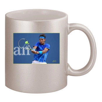 Rafael Nadal 11oz Metallic Silver Mug