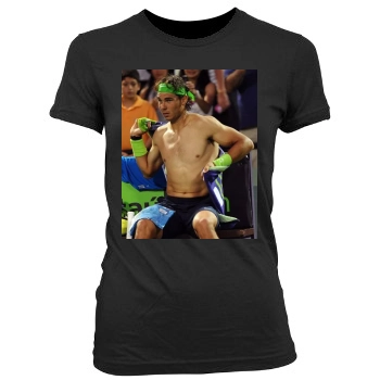 Rafael Nadal Women's Junior Cut Crewneck T-Shirt