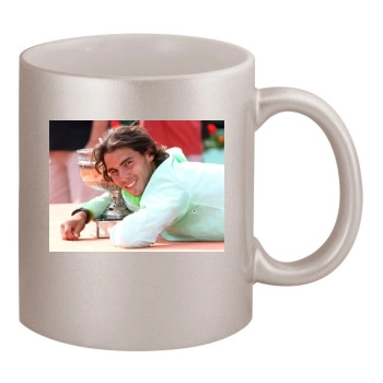 Rafael Nadal 11oz Metallic Silver Mug