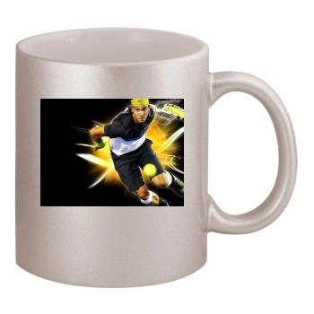 Rafael Nadal 11oz Metallic Silver Mug