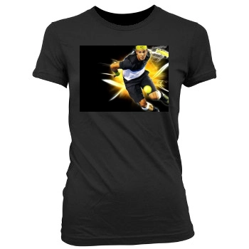 Rafael Nadal Women's Junior Cut Crewneck T-Shirt