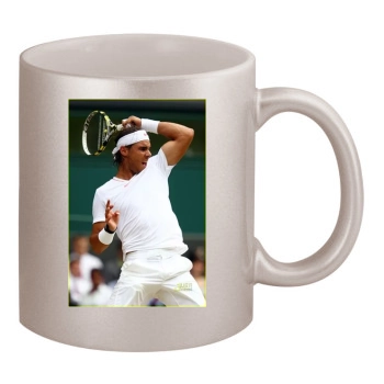 Rafael Nadal 11oz Metallic Silver Mug