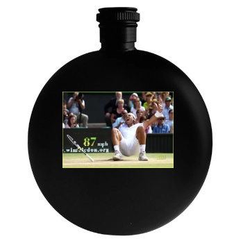 Rafael Nadal Round Flask