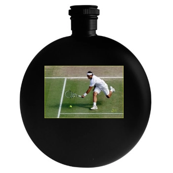 Rafael Nadal Round Flask