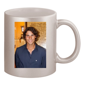 Rafael Nadal 11oz Metallic Silver Mug