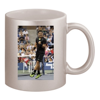 Rafael Nadal 11oz Metallic Silver Mug