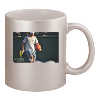 Rafael Nadal 11oz Metallic Silver Mug