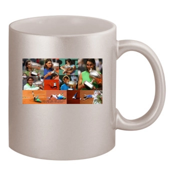 Rafael Nadal 11oz Metallic Silver Mug