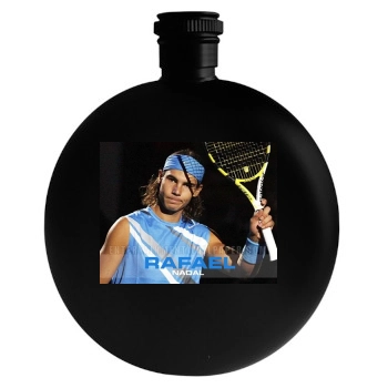 Rafael Nadal Round Flask