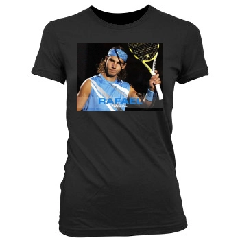 Rafael Nadal Women's Junior Cut Crewneck T-Shirt